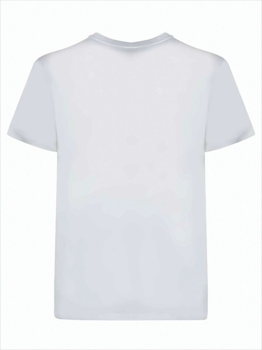 Short-Sleeve Cotton T-Shirt with Embroidered Patch