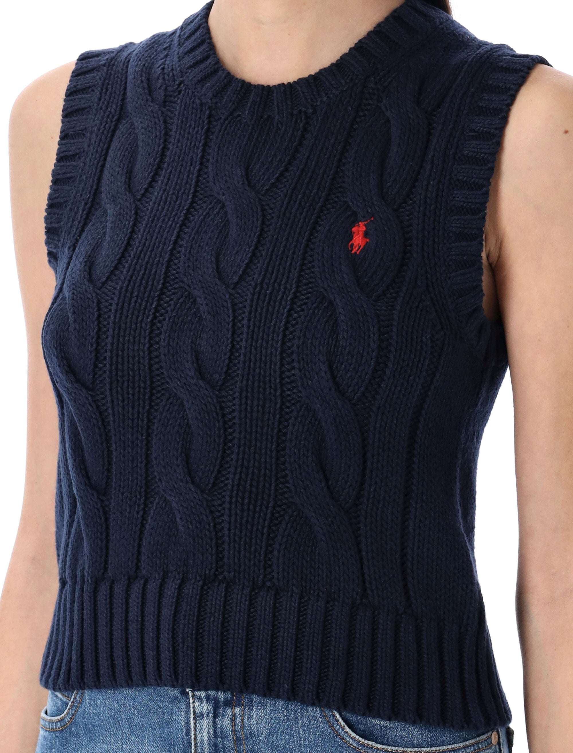 Cable Knit Vest