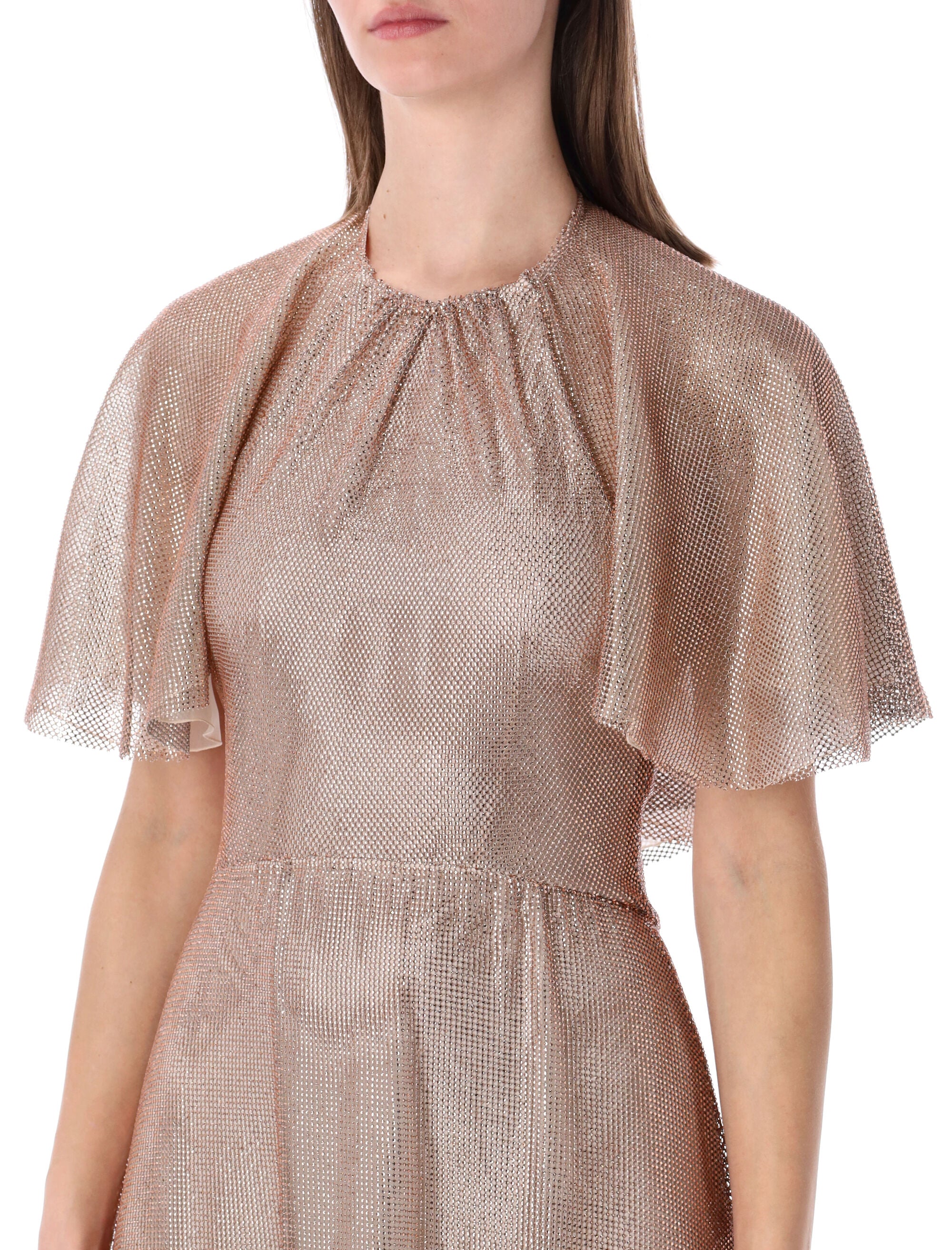 Evening Dress With Micro Sequins