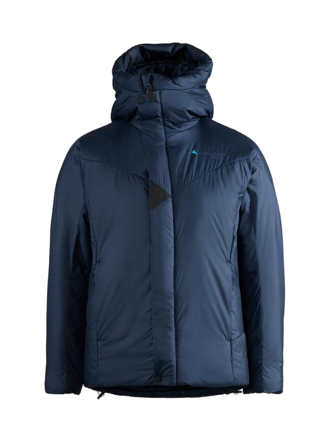 Quilted Padded Jacket With High Collar And Hood