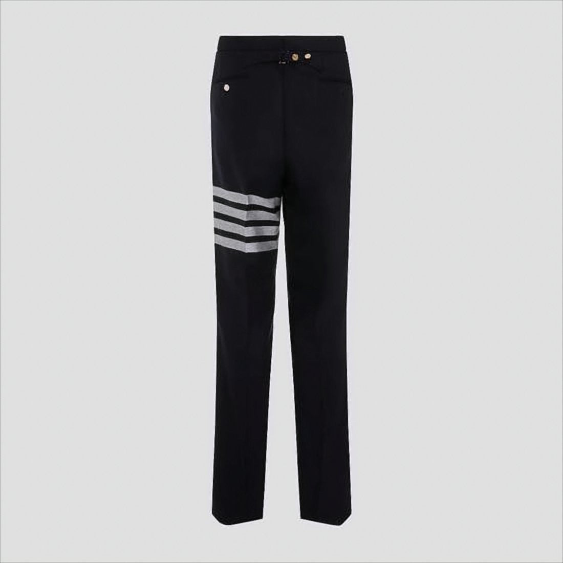 Tailored Suit Pants with Distinctive Side Stripes