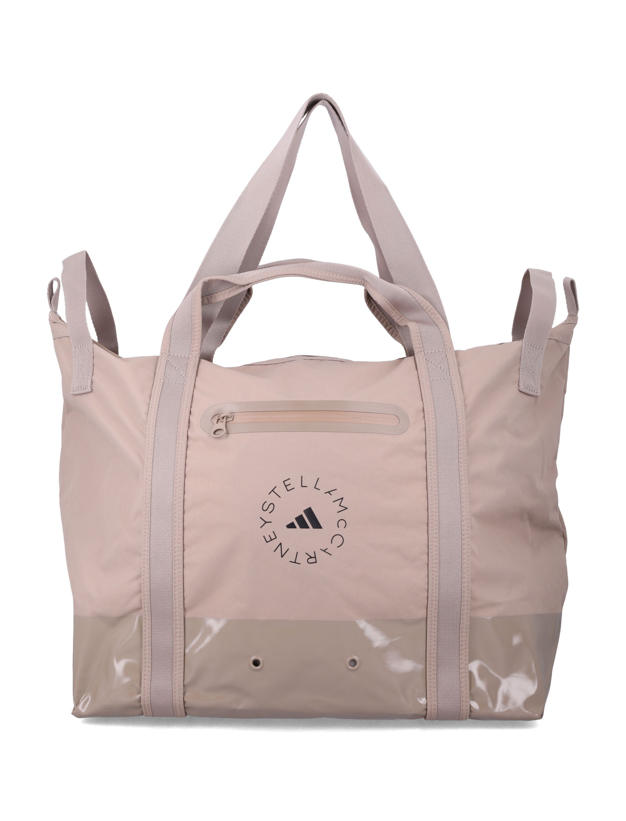 Spacious Water-Repellent Tote With Zippered Compartment
