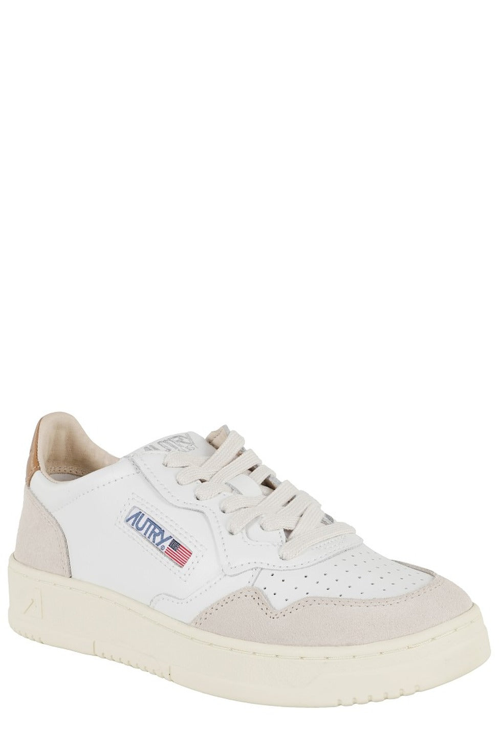 Medalist Low Model Sneakers Featuring Suede Inserts And Logo Accents
