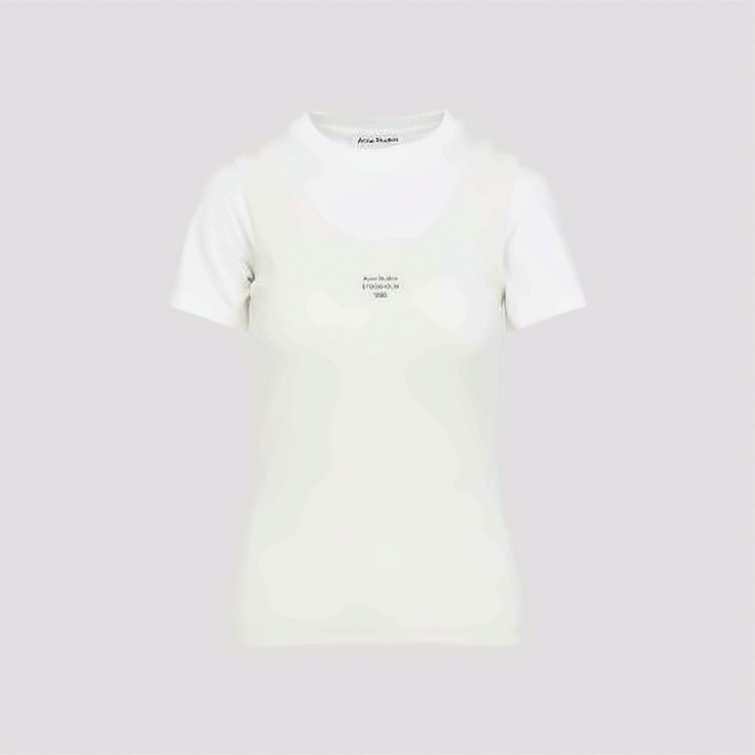 Layered White Cotton Tee with Cream Tank and Logo