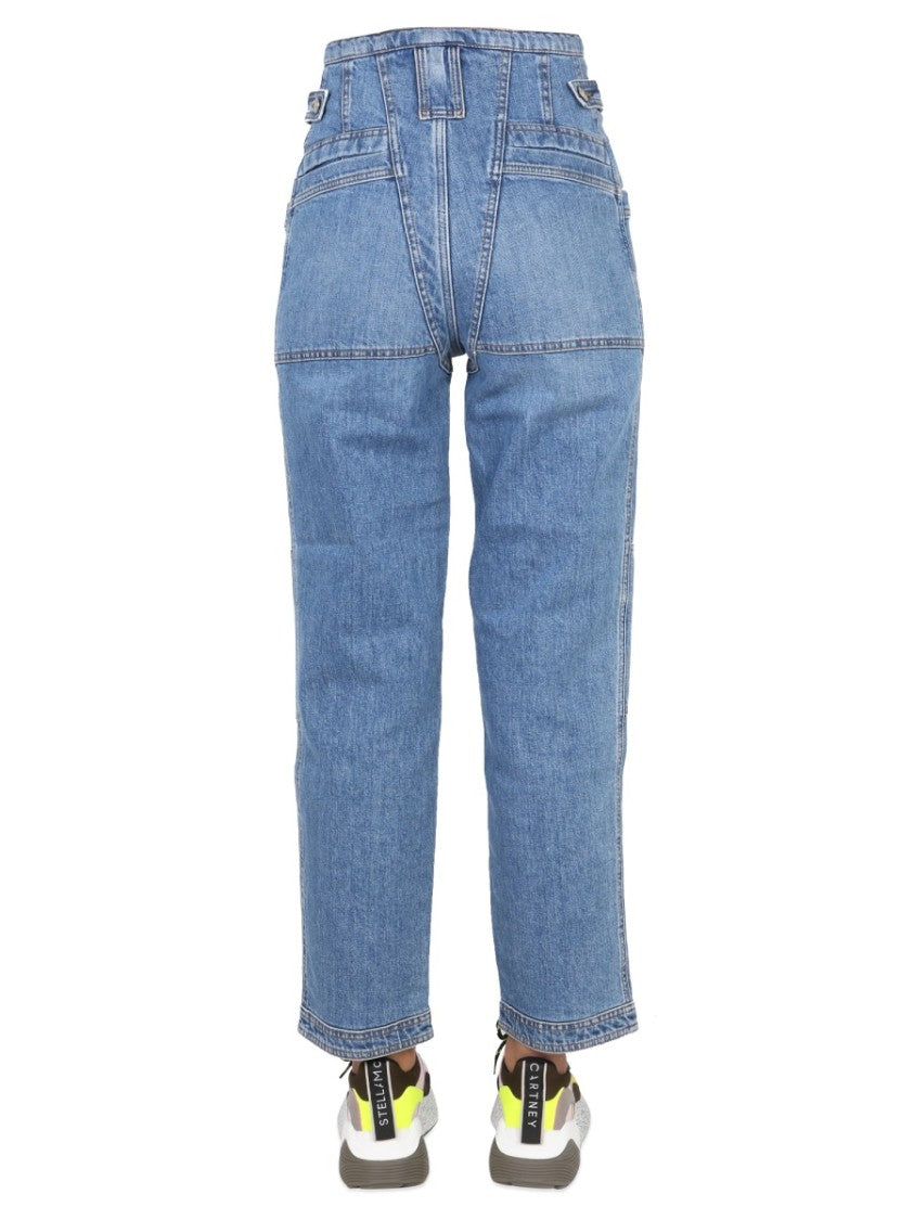 High-Waisted Relaxed Fit Jeans