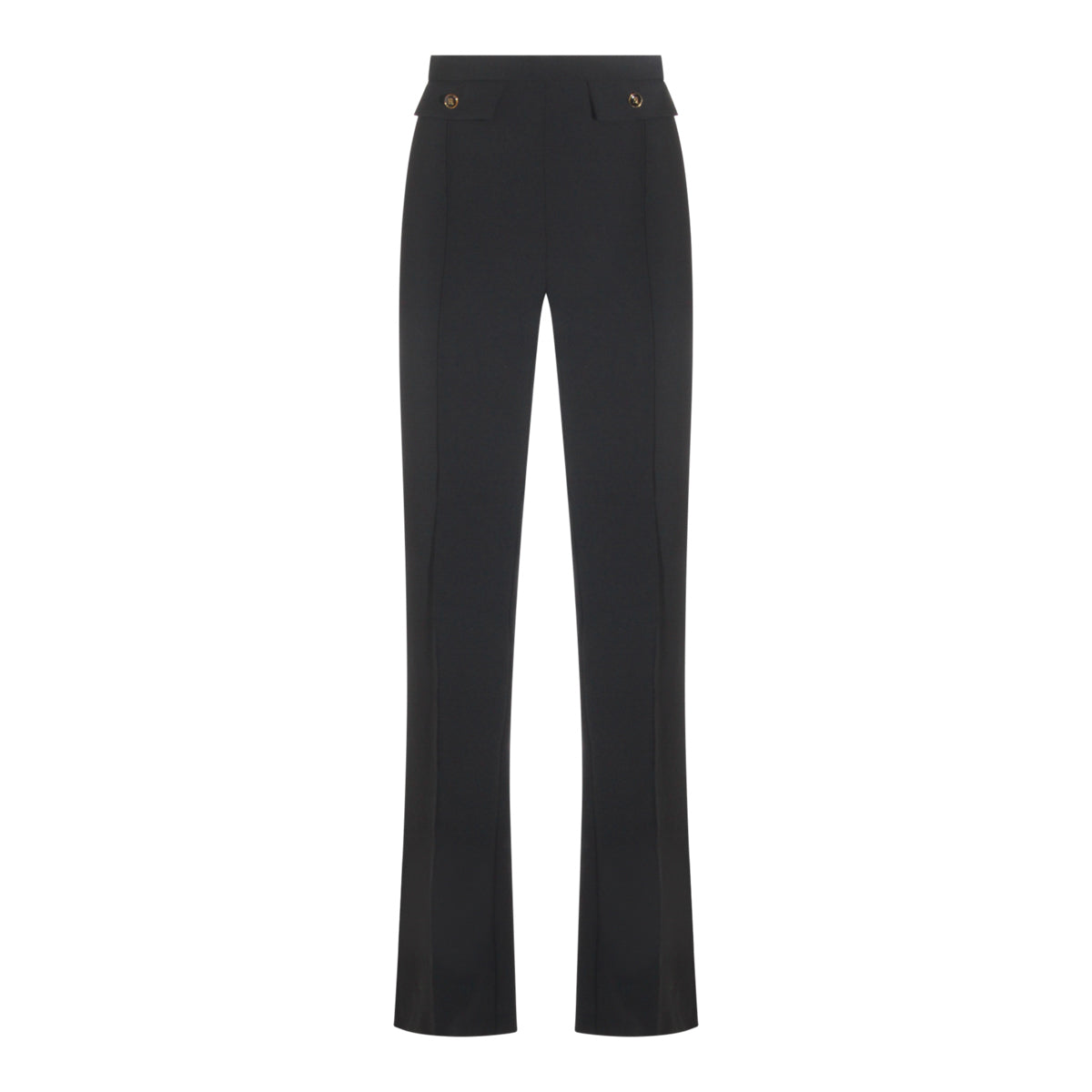 High-Waisted Tailored Trousers With Lateral Zip Fastening