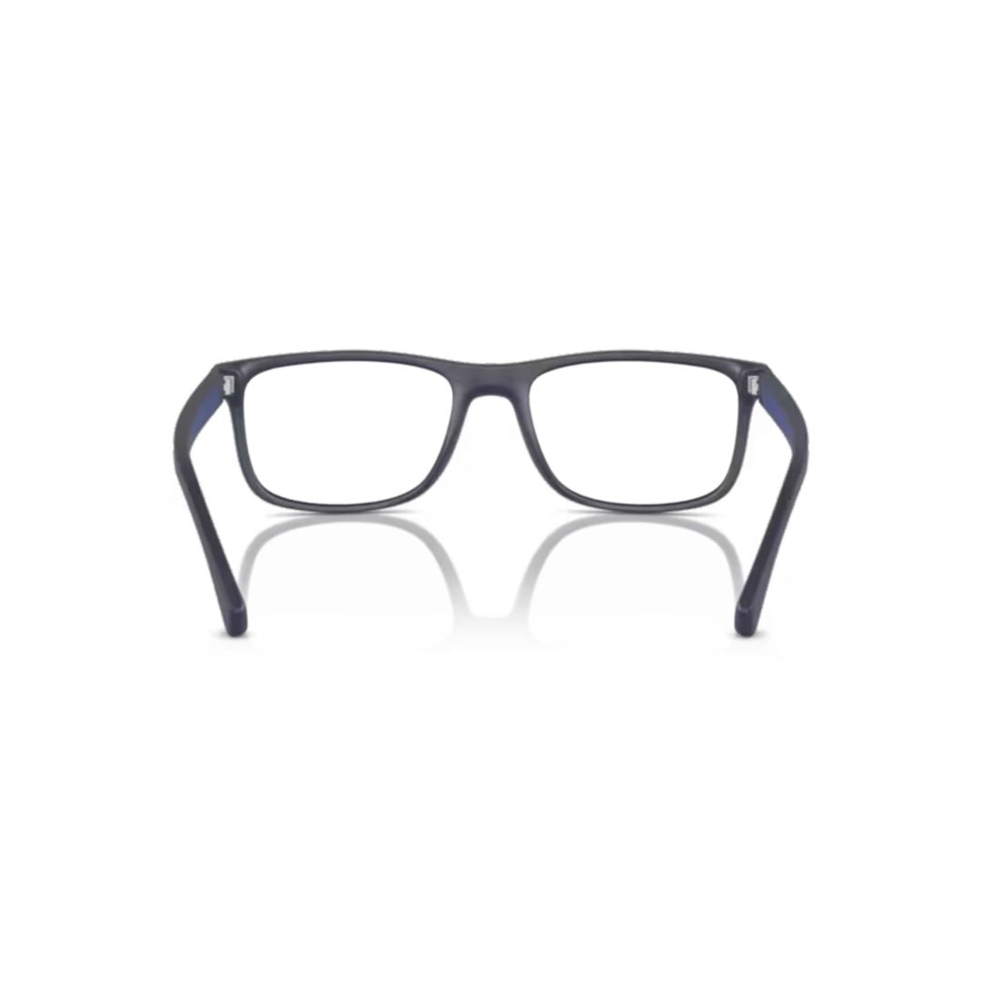 0ea3147 Rectangular Matte Finish Eyeglasses with Logo Detail