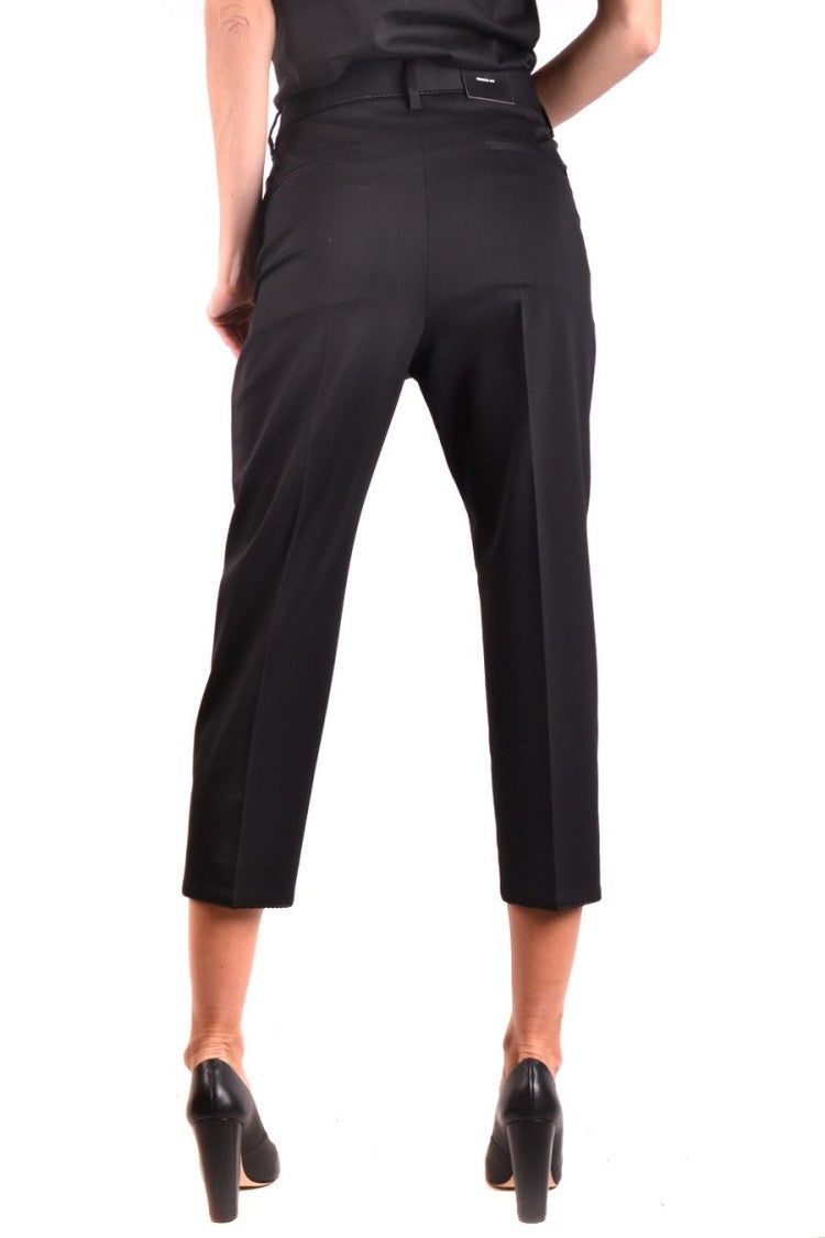 Cropped Trousers With Tailored Fit