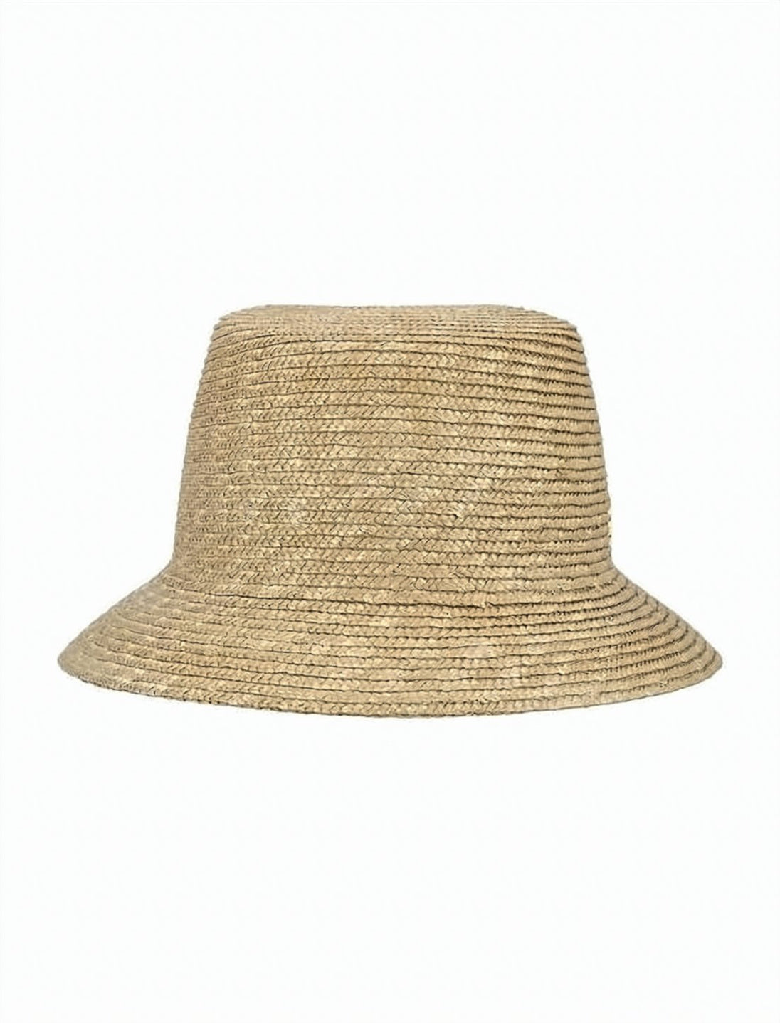 Neutrals Woven Cellulose Downward Sloping Brim Hat