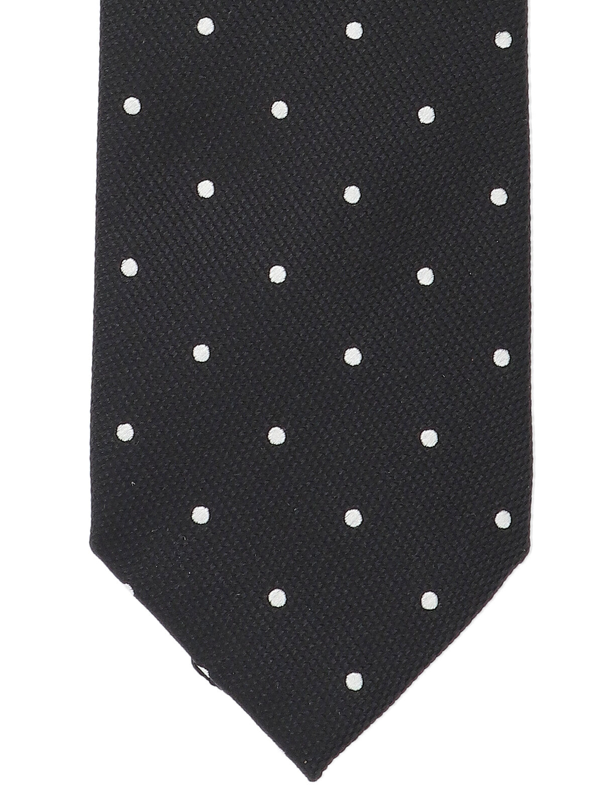 Polka Dot Tie, In Black Mulberry Silk