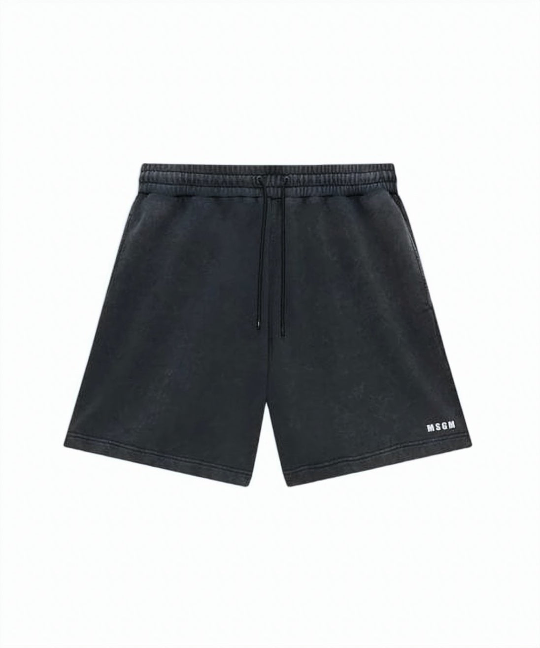 Relaxed Fit Cotton Shorts with Elastic Waistband and Drawstring