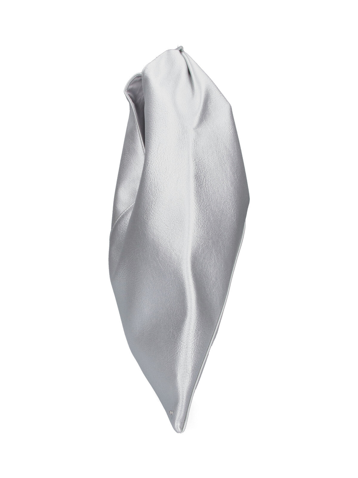 Silver Japanese Structured Minimalist Bag