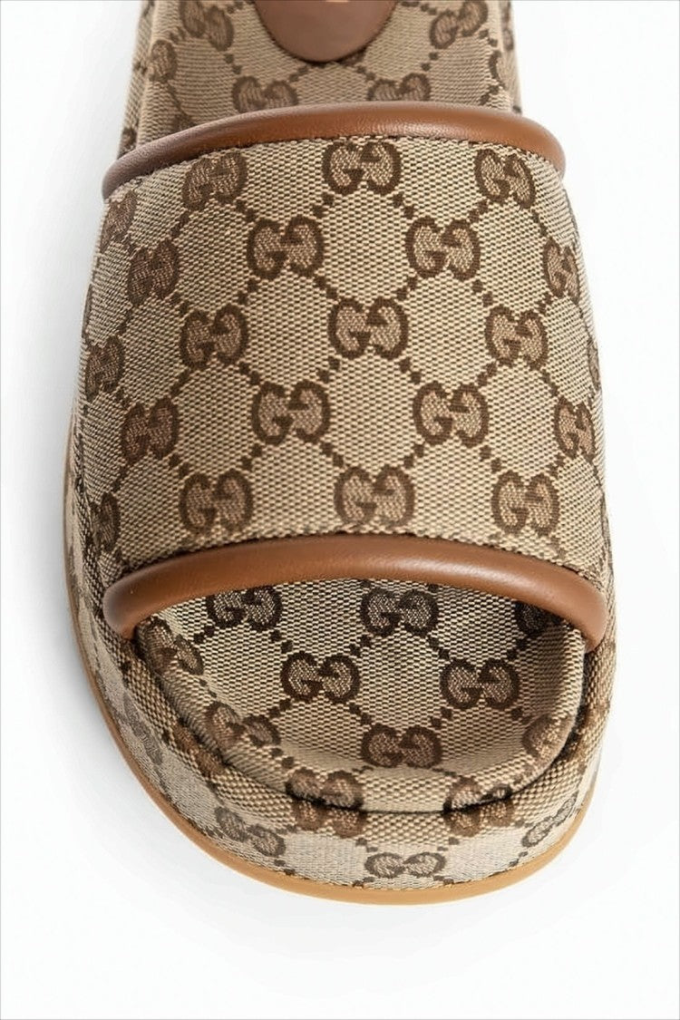 Monogram Canvas Slip-On Mules