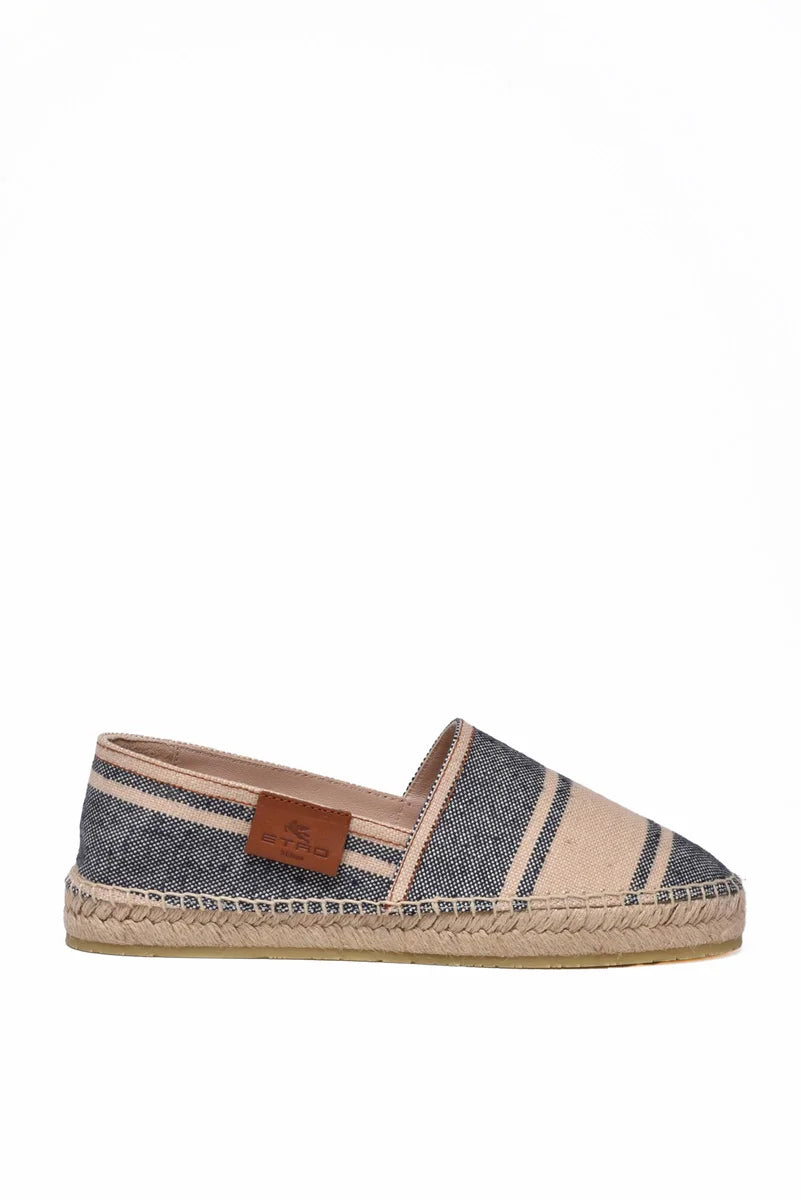Rope Espadrilles - Beige/Blue