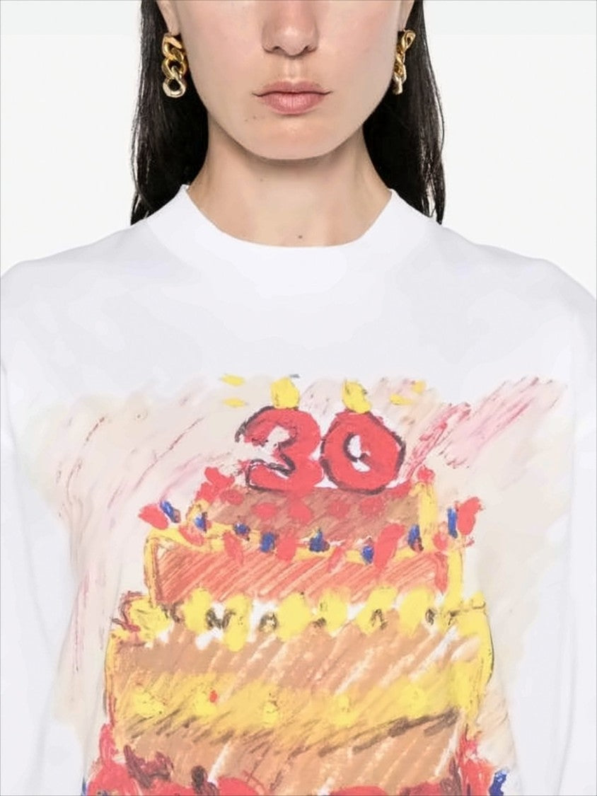 Relaxed Fit Artistic Print Short-Sleeve T-Shirt