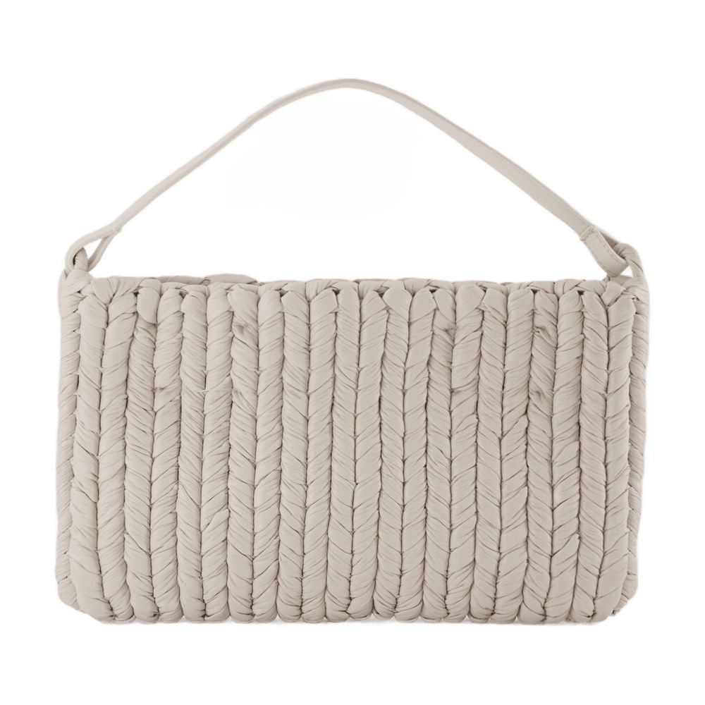 The Square Bag In Whte Vegan Leather