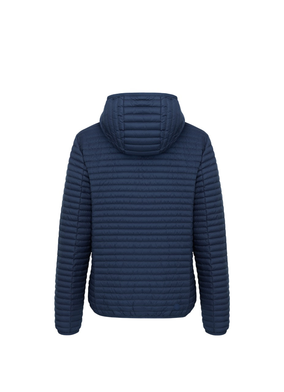 Blue Slim Fit Down Jacket