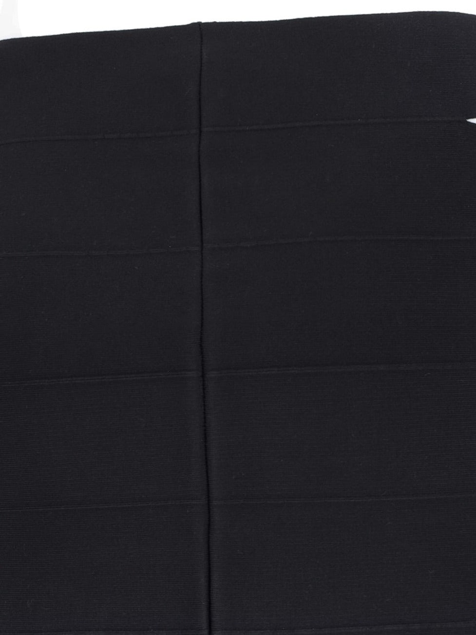 Midi Pencil Skirt In Black Fabric