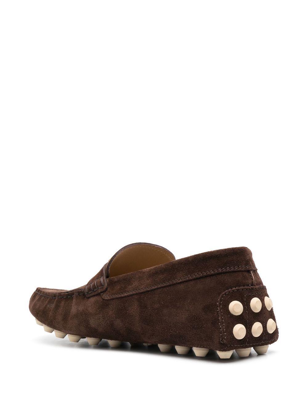 Brown Calf Suede Loafers