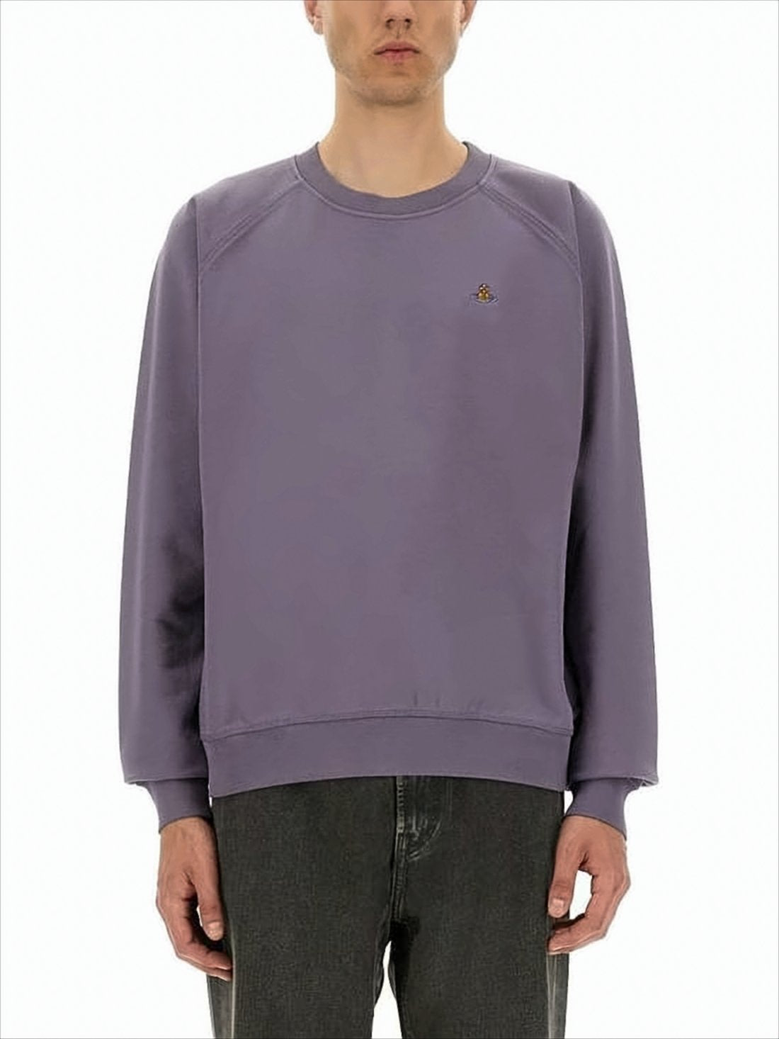 Relaxed Fit Long-Sleeve T-Shirt with Embroidered Logo
