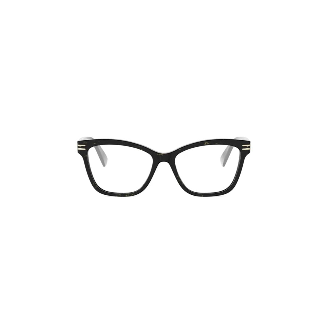 Bv50009i Glossy Black Square Frame Eyeglasses