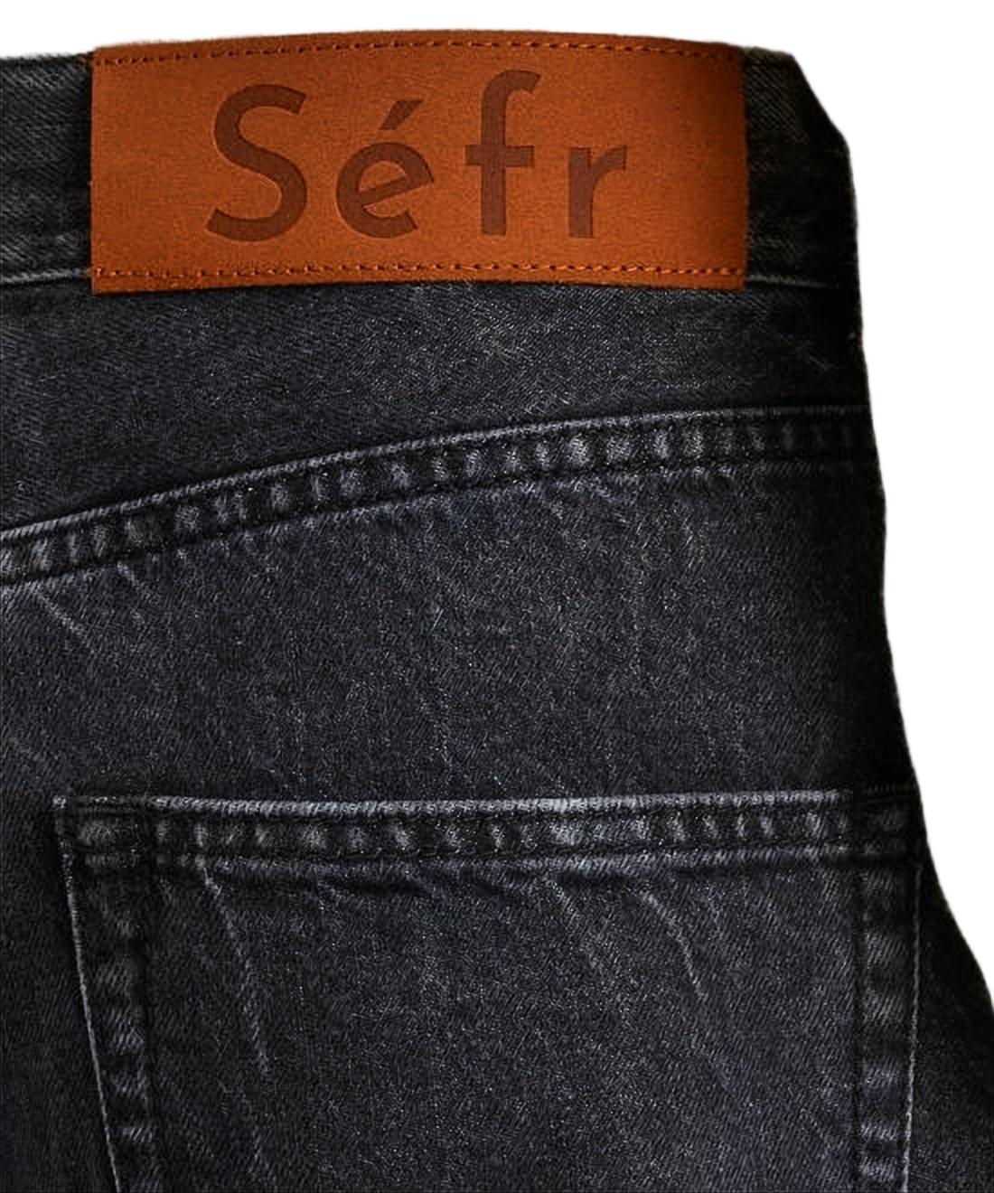 Relaxed Straight-Leg Denim Pants with Five-Pocket Design