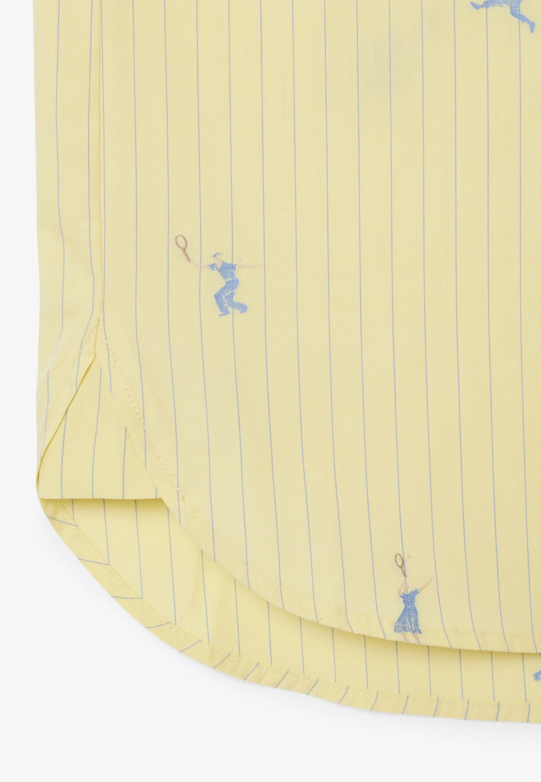 Yellow Monogram Jacquard Oversized Shirt