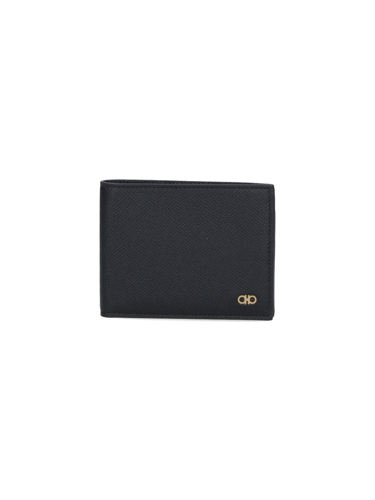 "Gancini" Bi-fold Wallet Black