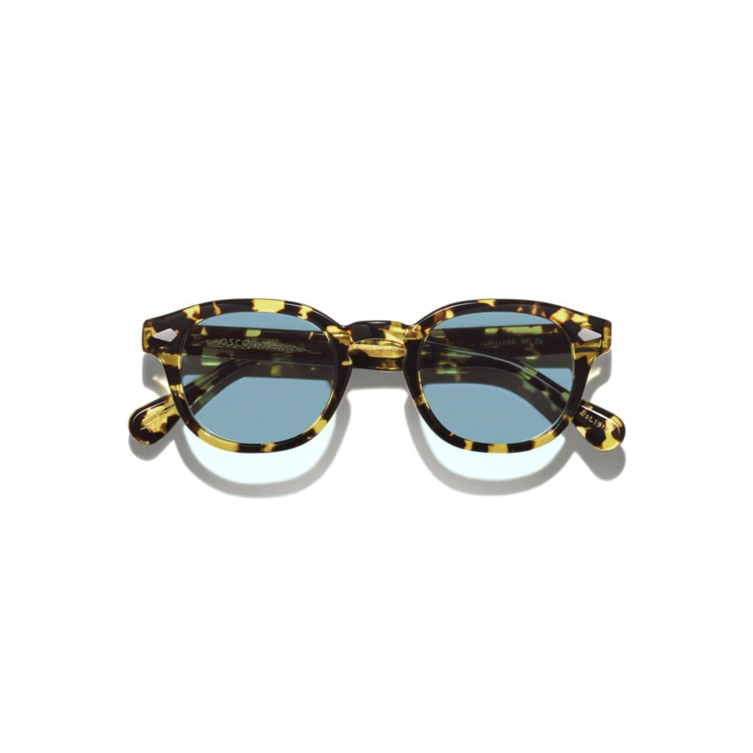 Or-Lem-S Lemtosh Sun Classic Round Frame Tortoiseshell Sunglasses