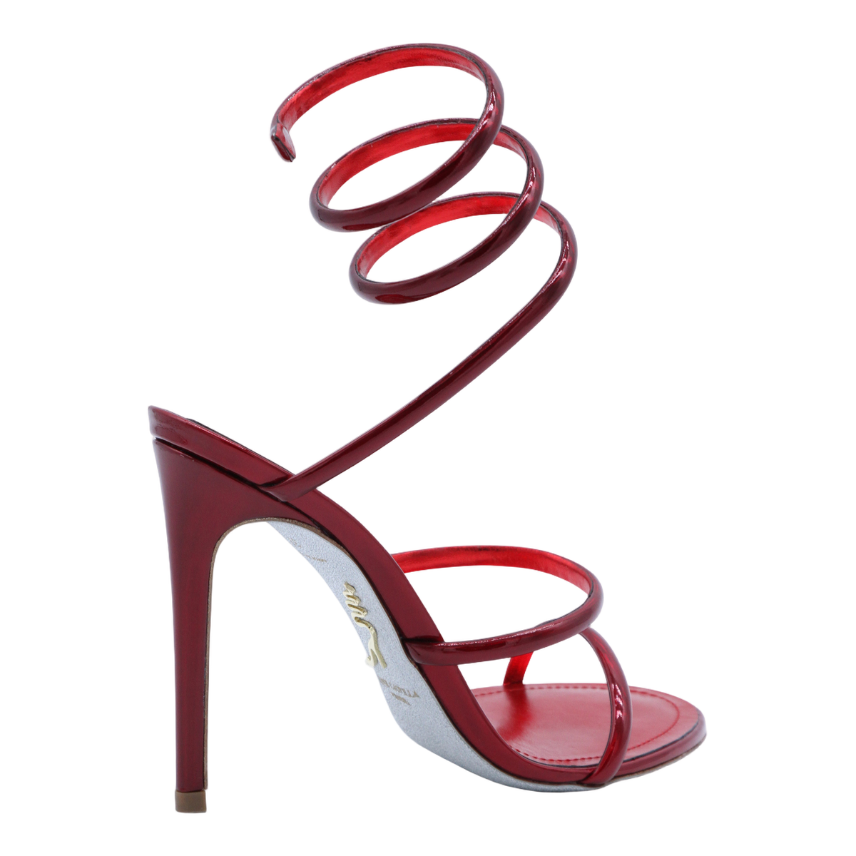 Vibrant Red Sandals With Minimalist Design
