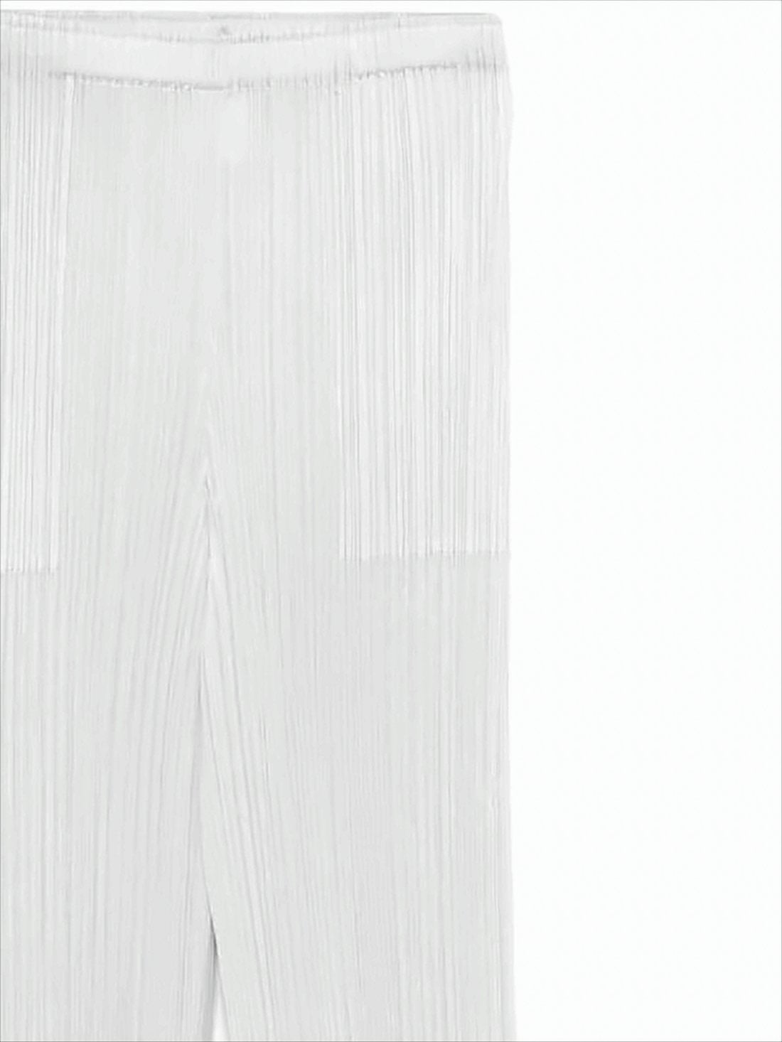 Cropped Wide-Leg Training Pants with Textured Pleats