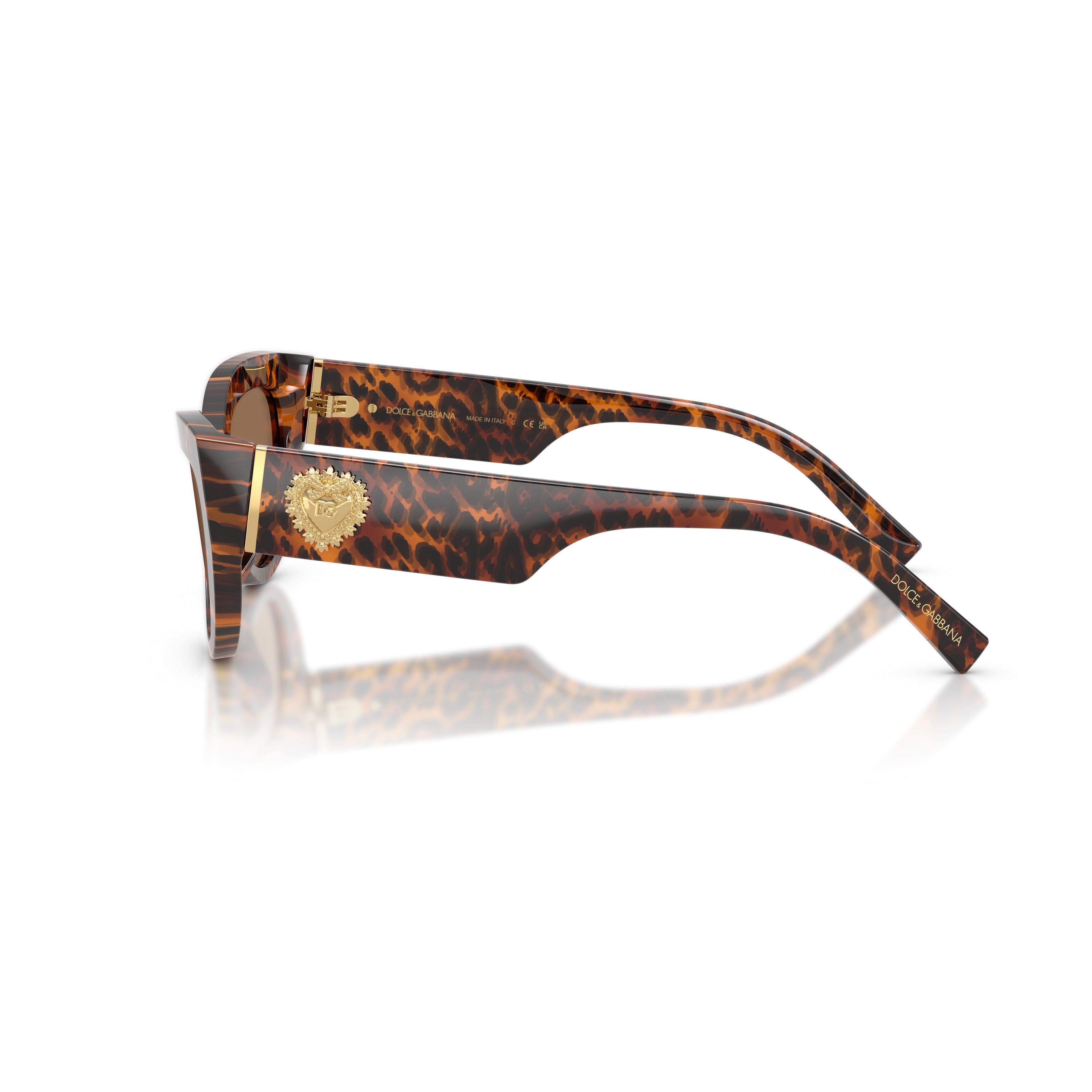 Bold Cat-Eye Sunglasses with Tortoiseshell Acetate Frame
