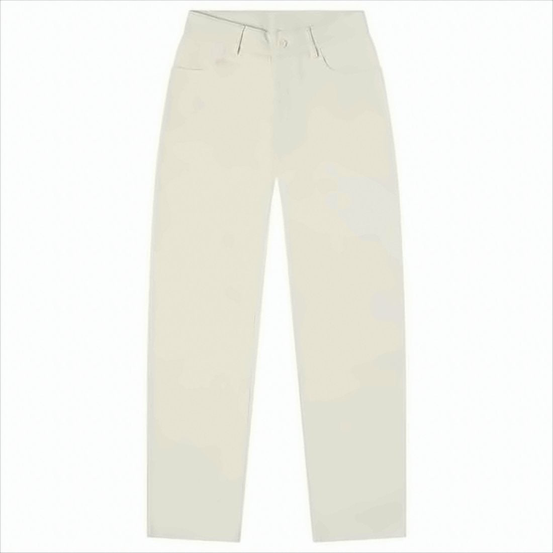 Straight-Leg High-Waist Organic Cotton Baserange Pants