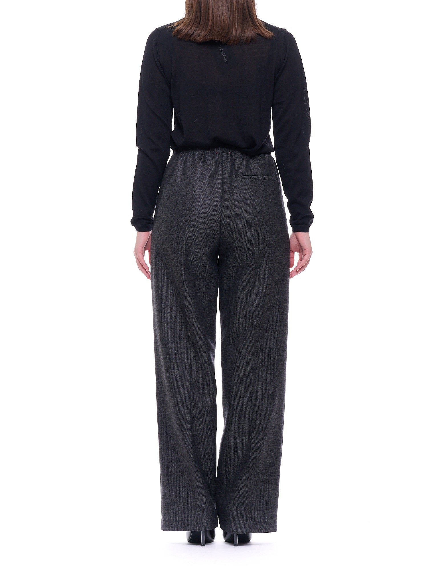 High-Rise Straight-Leg Pants