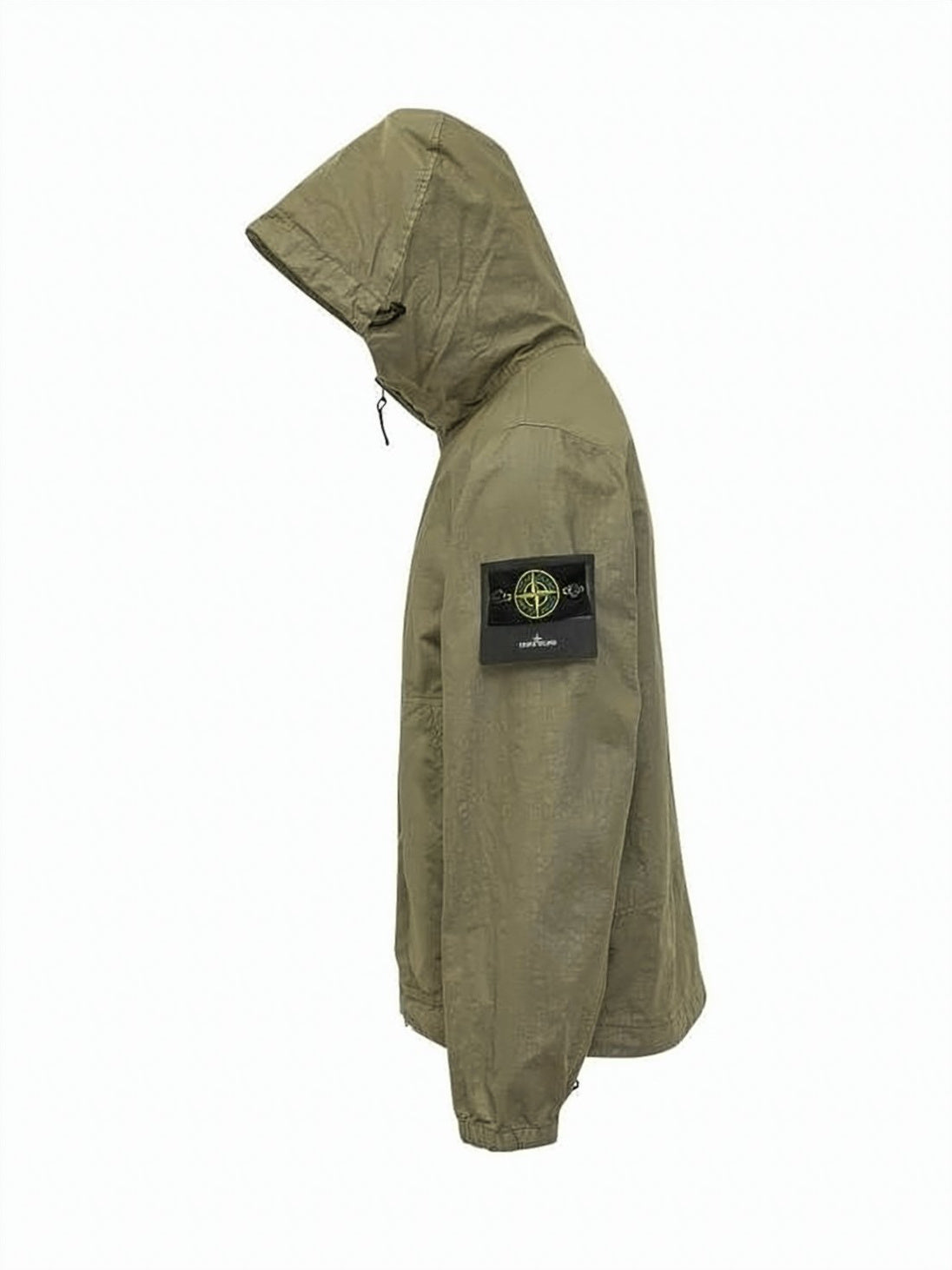 Matte Finish Casual Jacket With Adjustable Hood