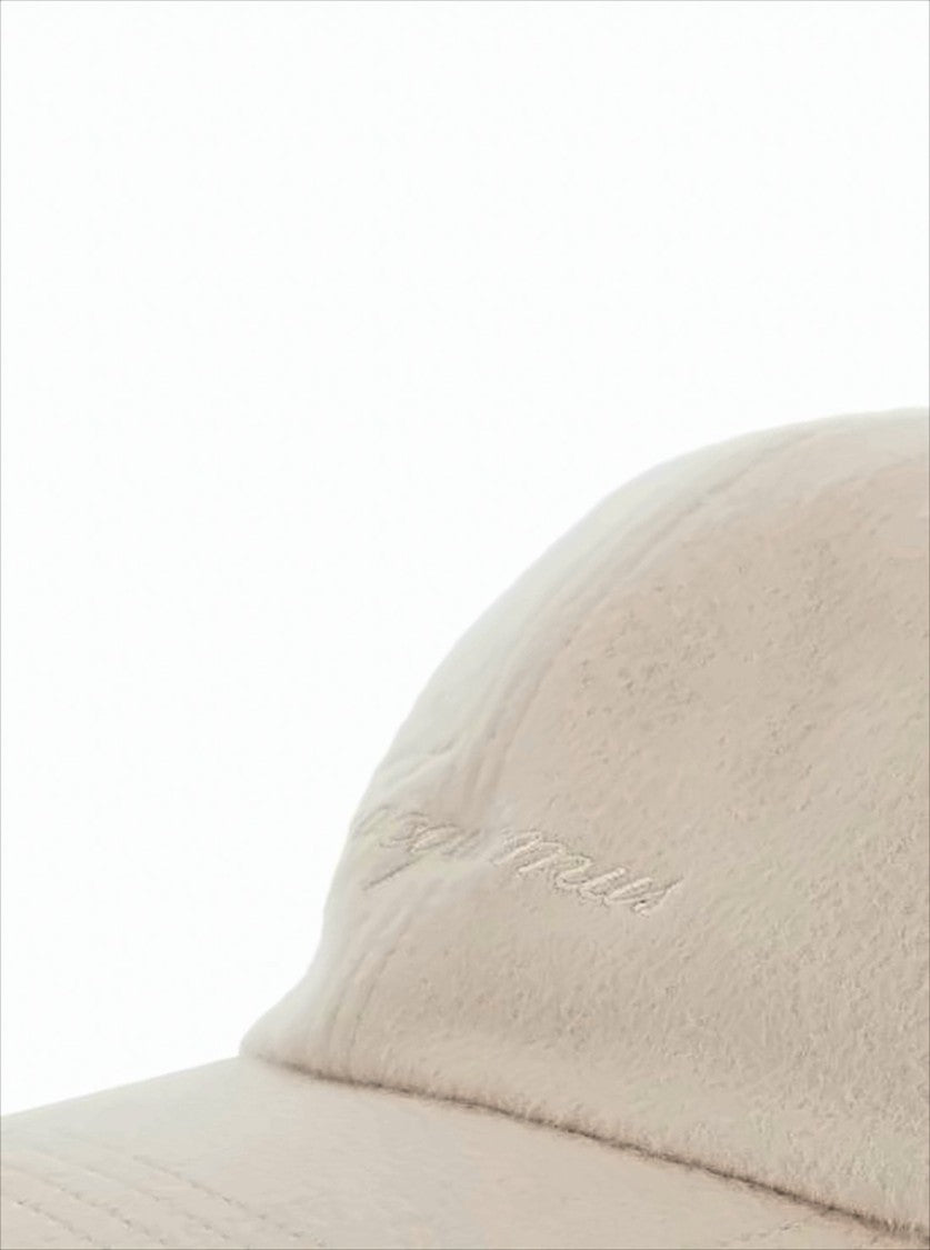 Soft Wool Baseball Cap with Classic Six-Panel Design