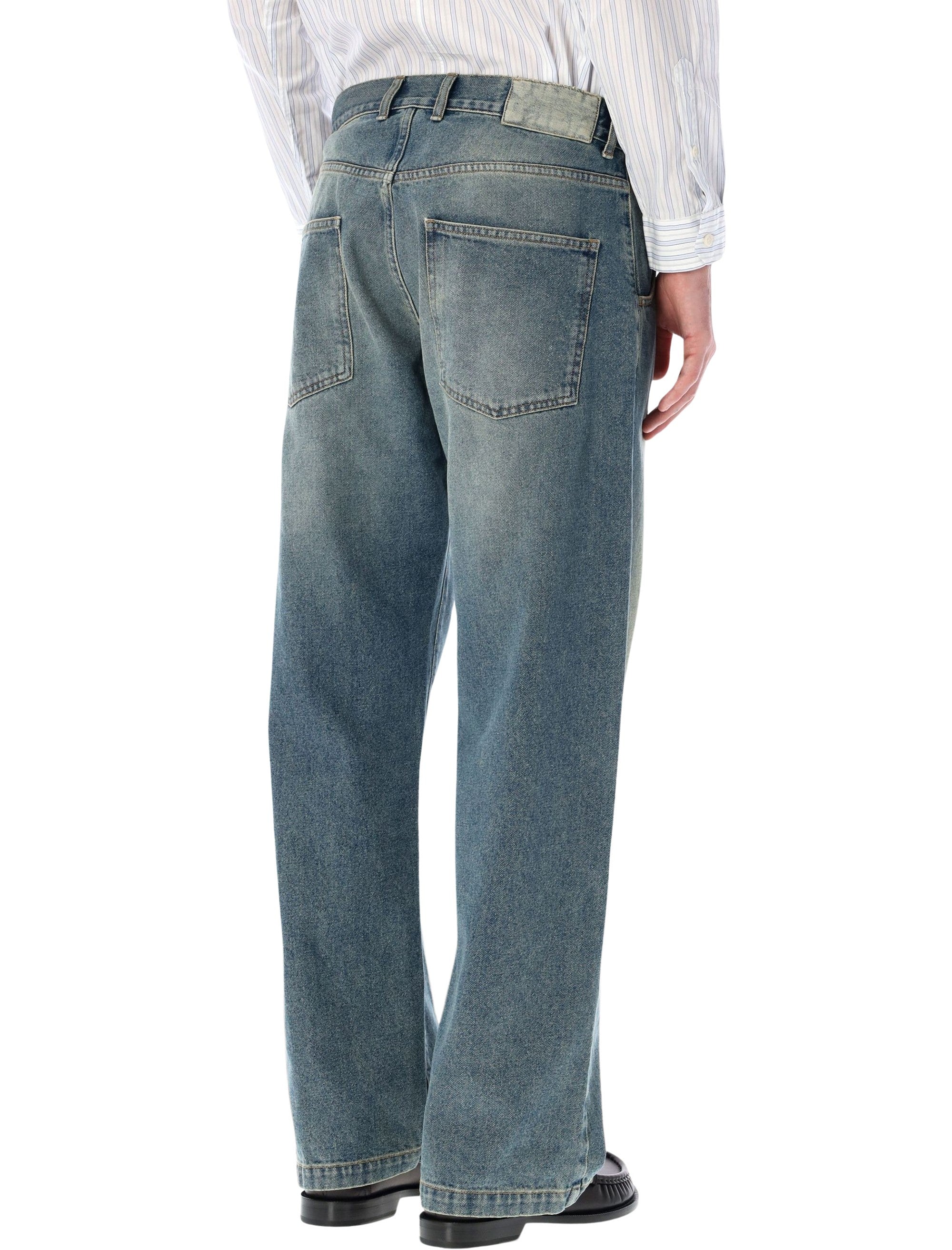 Straight Cut Organic Denim Jeans