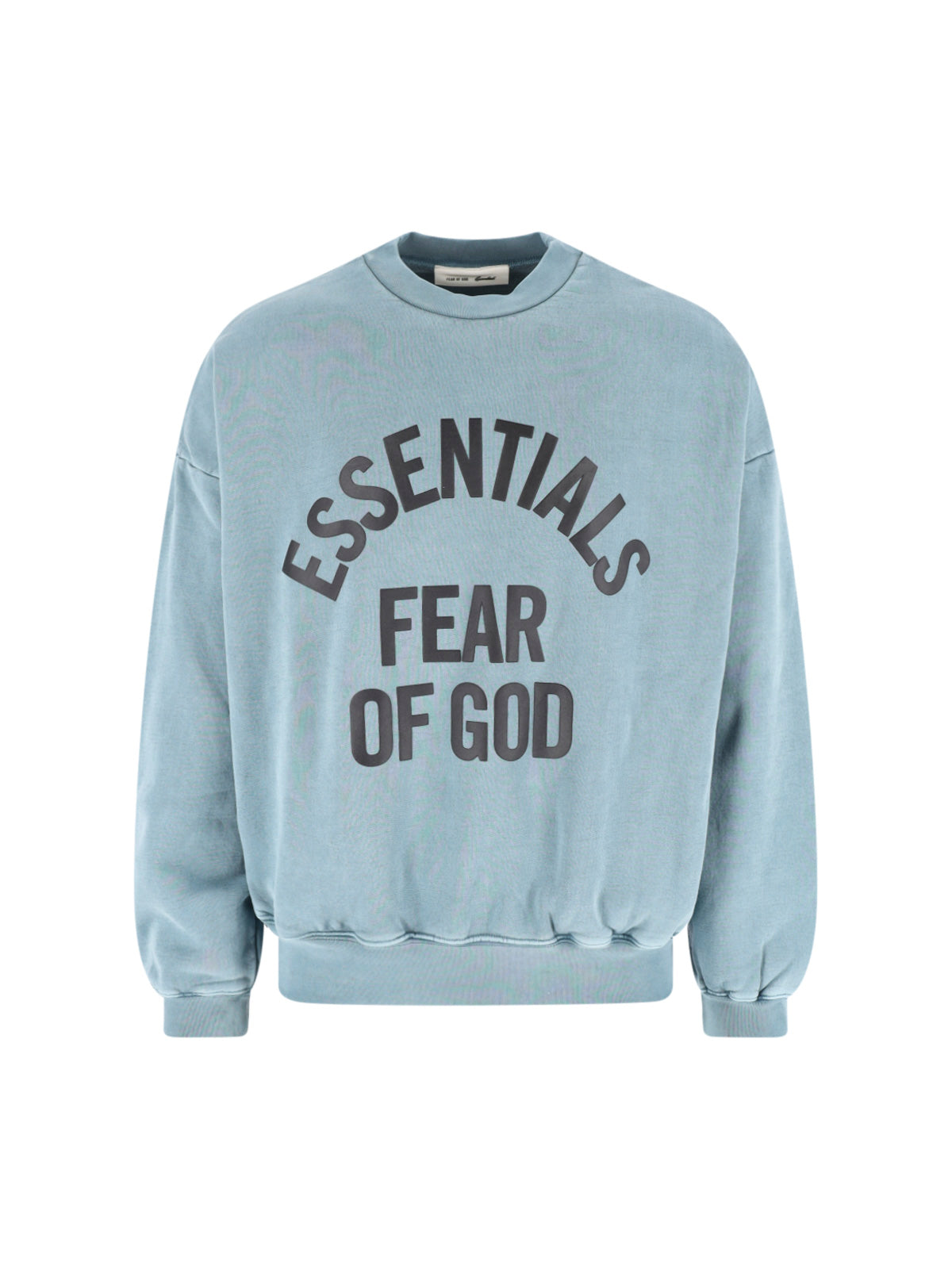 Blue Relaxed Oversized Arched Logo Sweatshirt