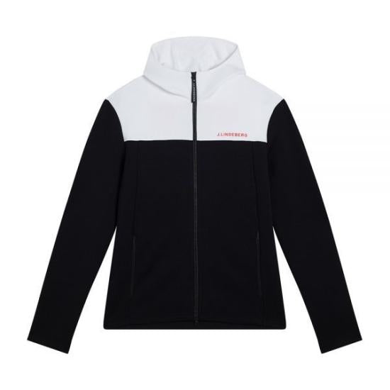 High Collar Full-Zip Jacket with Contrast Detailing