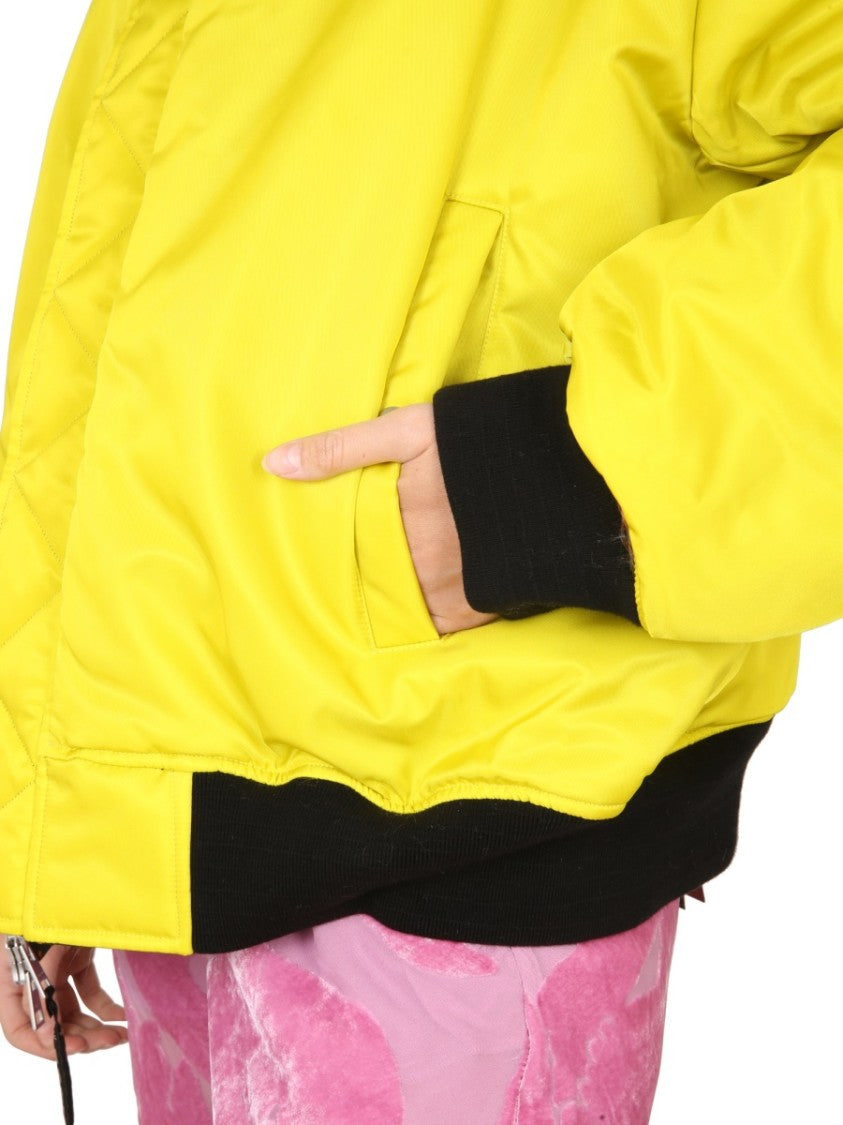 Patchwork Bomber Jacket