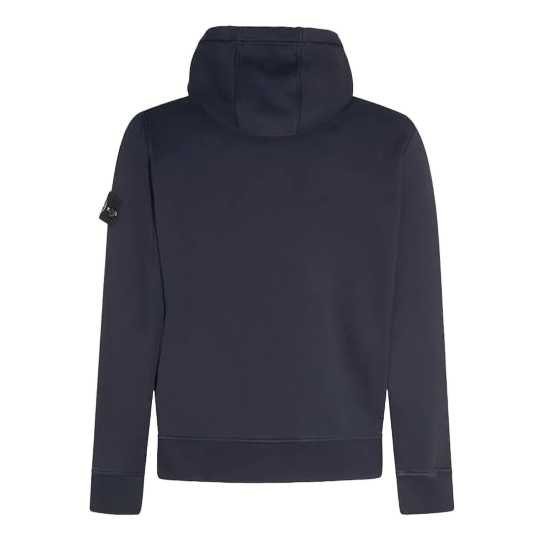 Minimalist Black Pullover Hoodie with Kangaroo Pocket