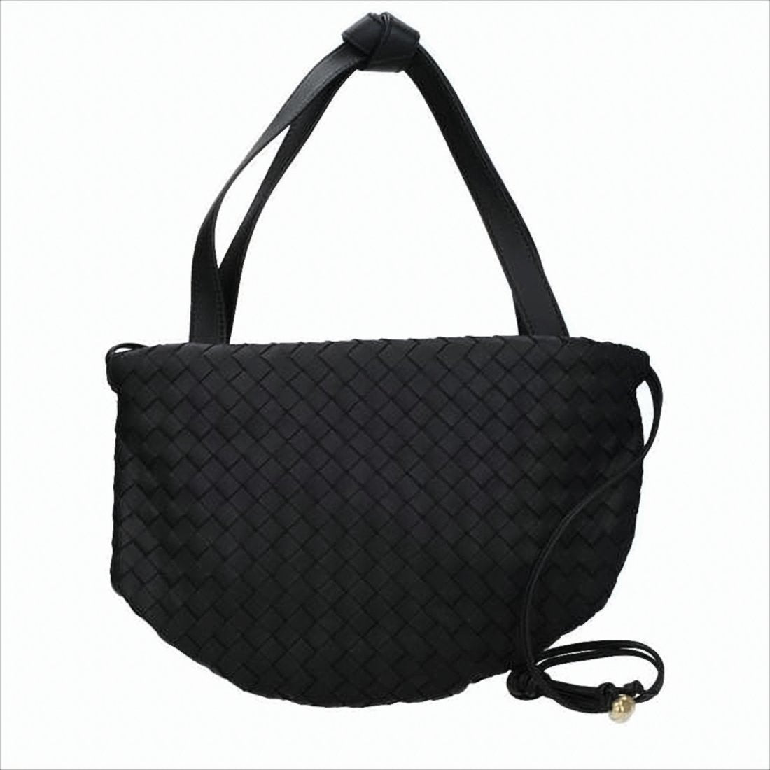 Woven Lambskin Shoulder Bag
