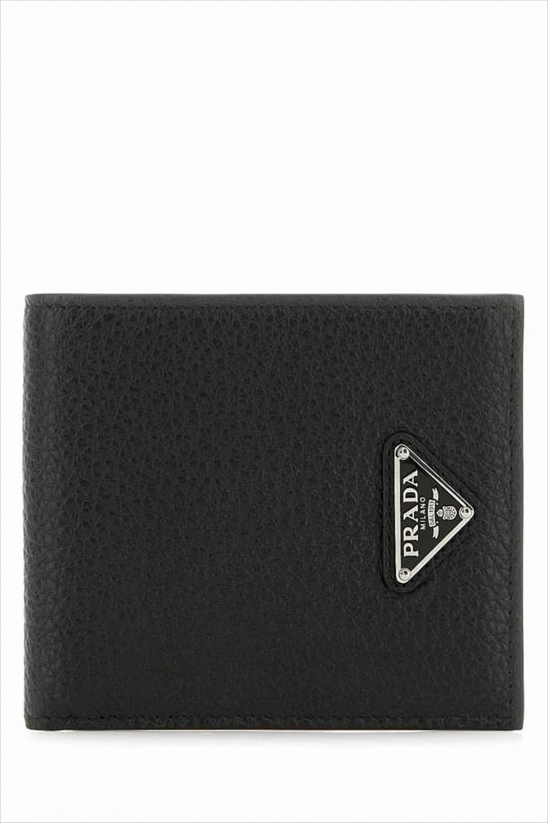 Textured Calf Leather Bifold Wallet