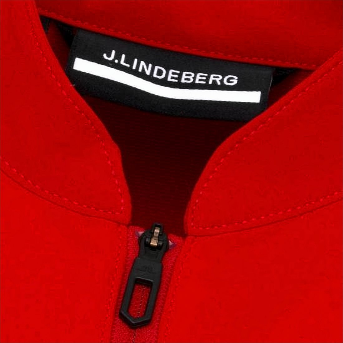 Fitted Red Jacket with Perforated Design