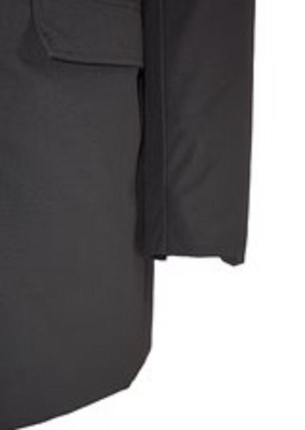 Waterproof Black Casual Jacket With Tailored Design