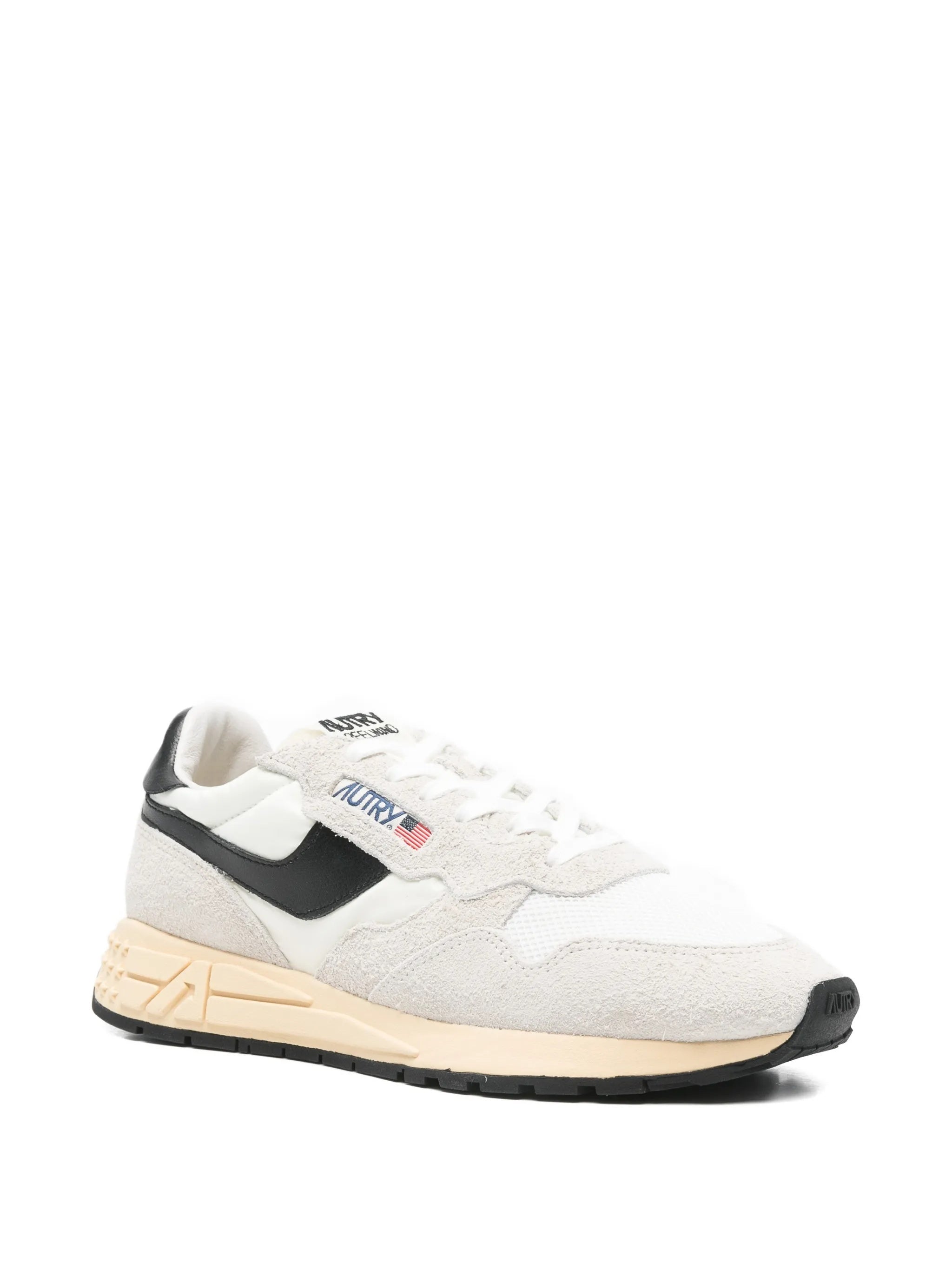 Light Beige Reelwind Low Suede Sneakers