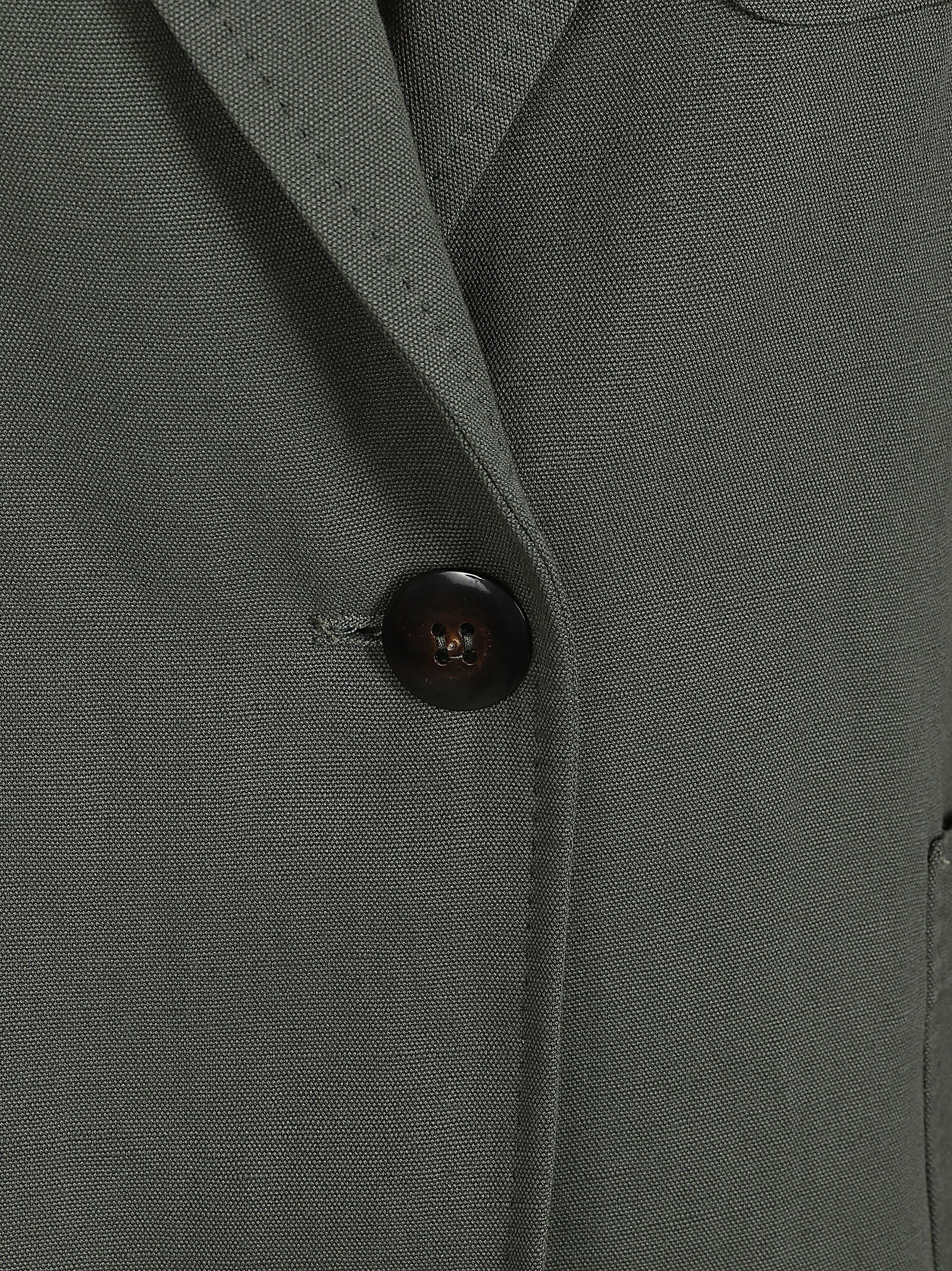 Relaxed Fit Jacket with Classic Notched Lapel and Textured Fabric