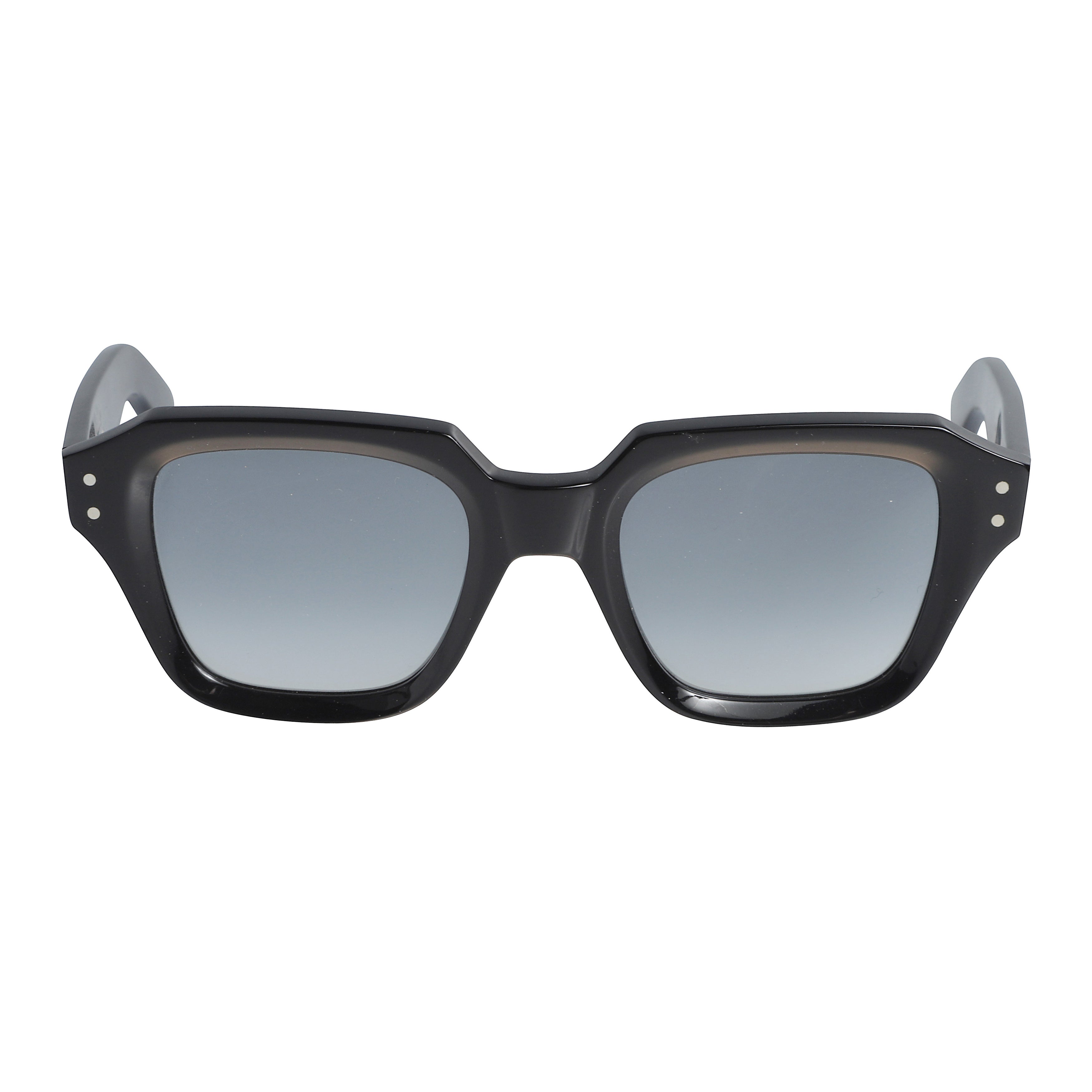 Smoke Square-Frame Sunglasses with Gradient Smoke Tint