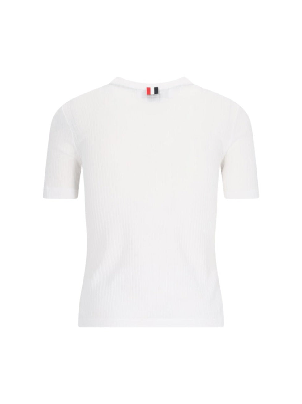 "Three Stripes" Logo T-Shirt – White