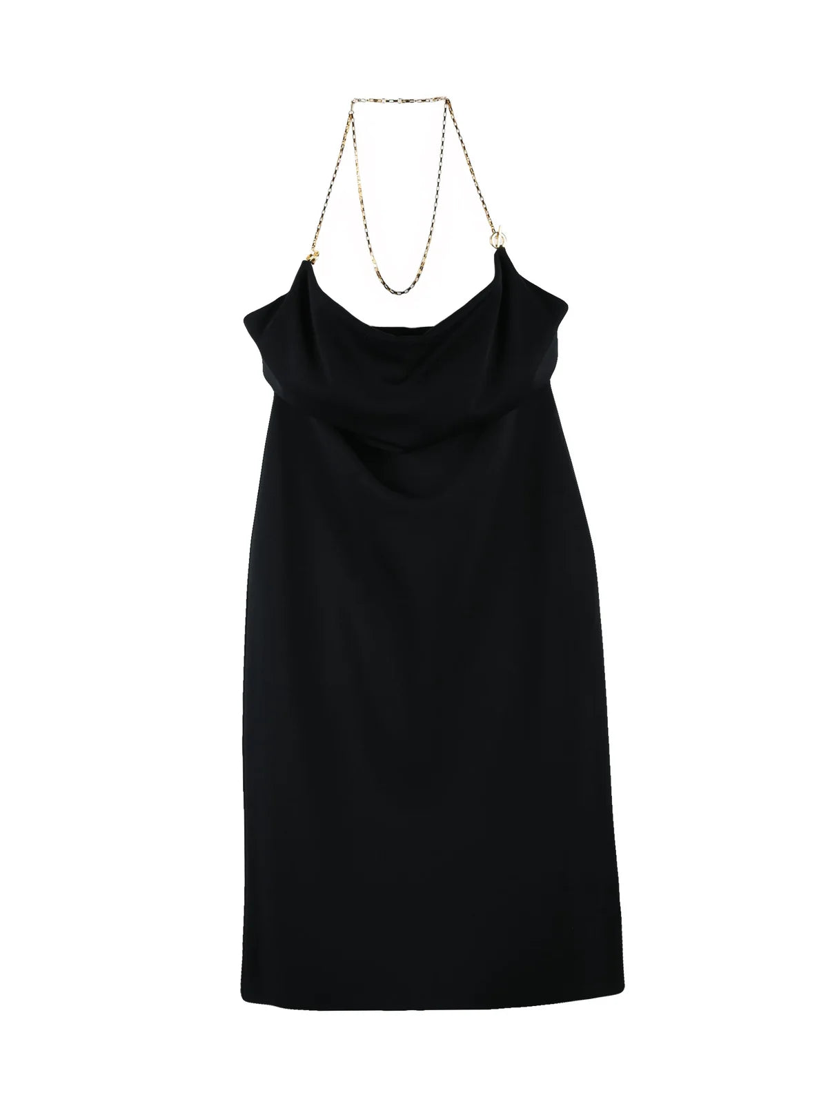 Fitted Black Midi Dress